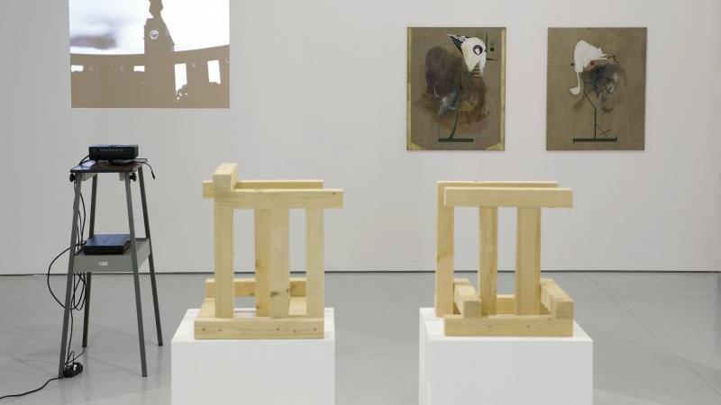 Erwin Kneihsl and Michael Bauer, Installation view KAI 10 | Raum für Kunst, photographer: Claus Langer