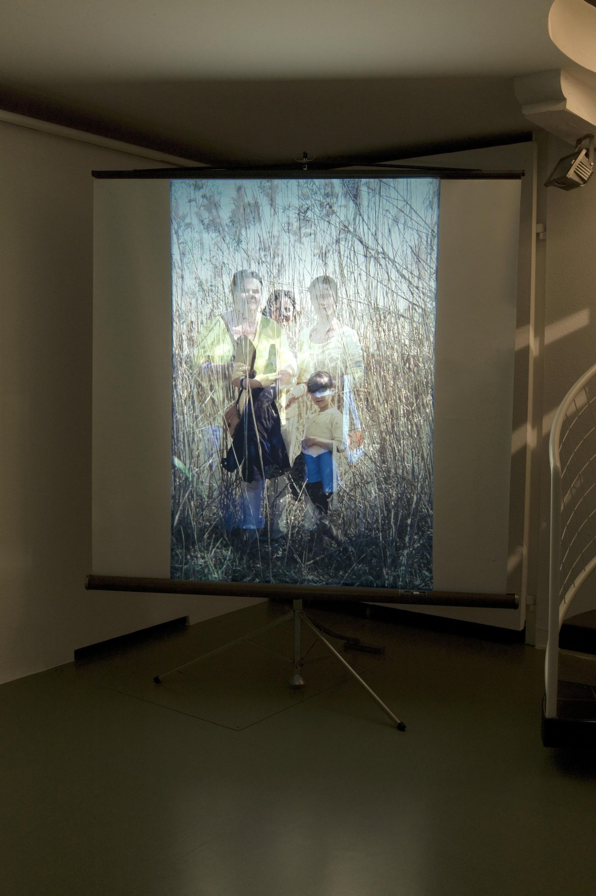 Luzia Hürzeler, 30 Jahre, 2015, Installation with Slide Projection and Sound (8:08), Installation view Galerie Gisèle Linder, Basel, Courtesy the artist , © Serge Hasenböhler 